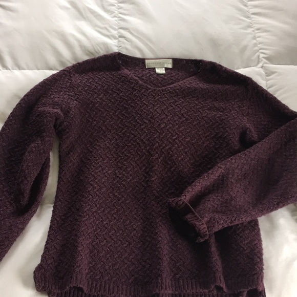 Geoffrey Beene Plum Sweater! - Picture 6 of 6